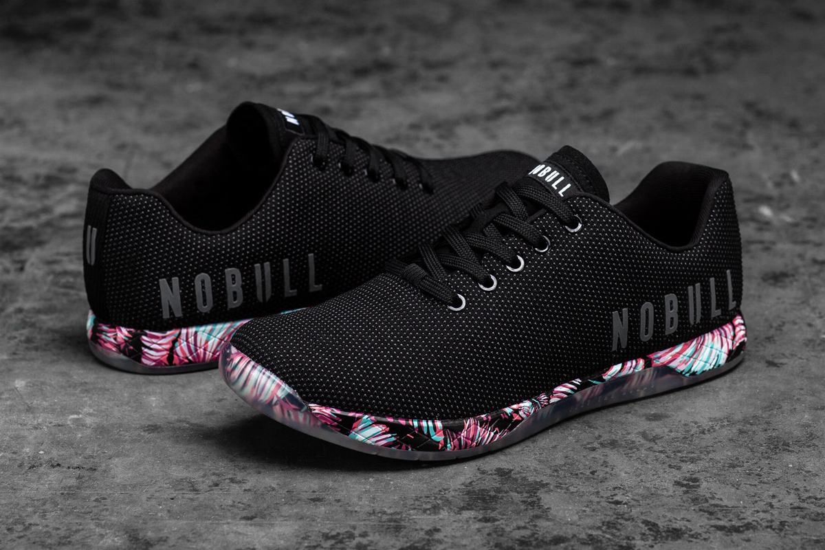 Nobull Superfabric Men's Trainers Black | Australia (GO9275)